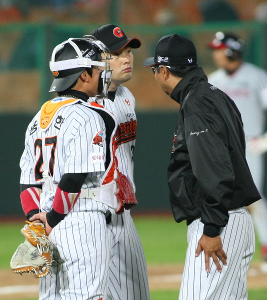 정대현 선수의 역투모습